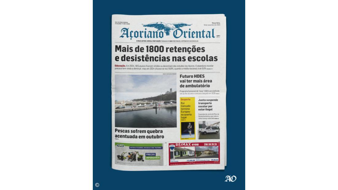 Mais de 1800 retenções e desistências nas escolas