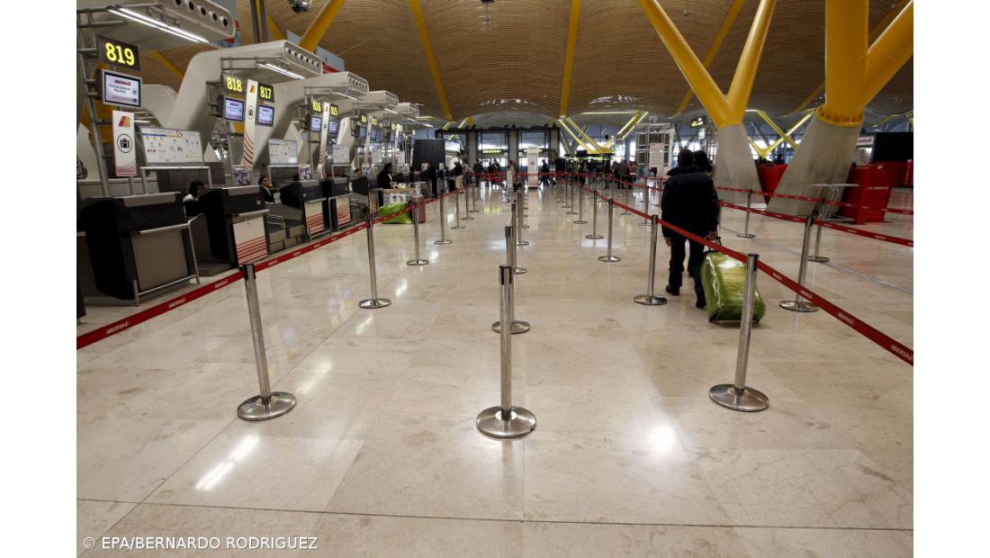 Espaço aéreo espanhol  encerrado até às 19:00 