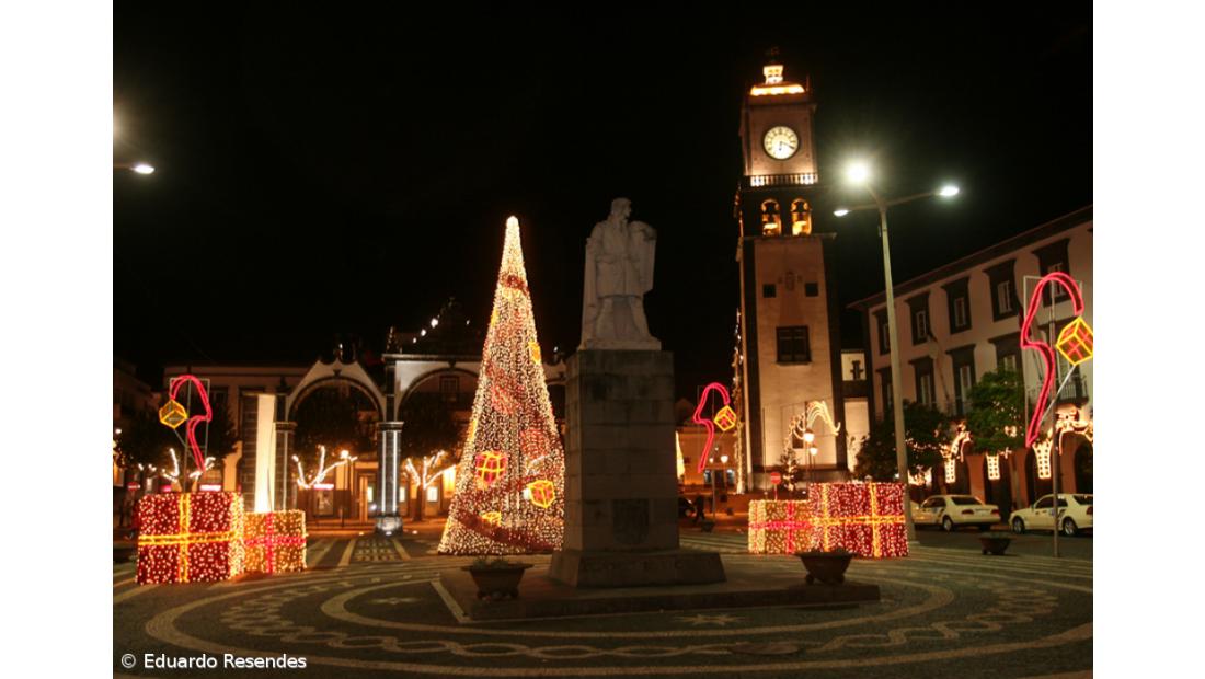 Iluminações de Natal chegam dia 12 de Novembro a Ponta Delgada