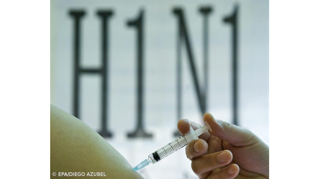 Gripe A com tendência crescente pouco acentuada