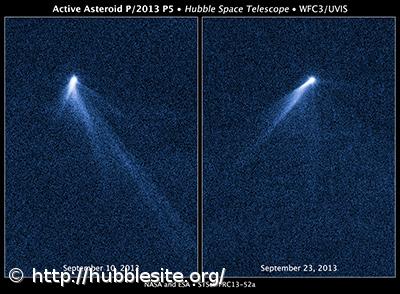 Asteróide com seis caudas surpreende astrónomos – Imagem 1