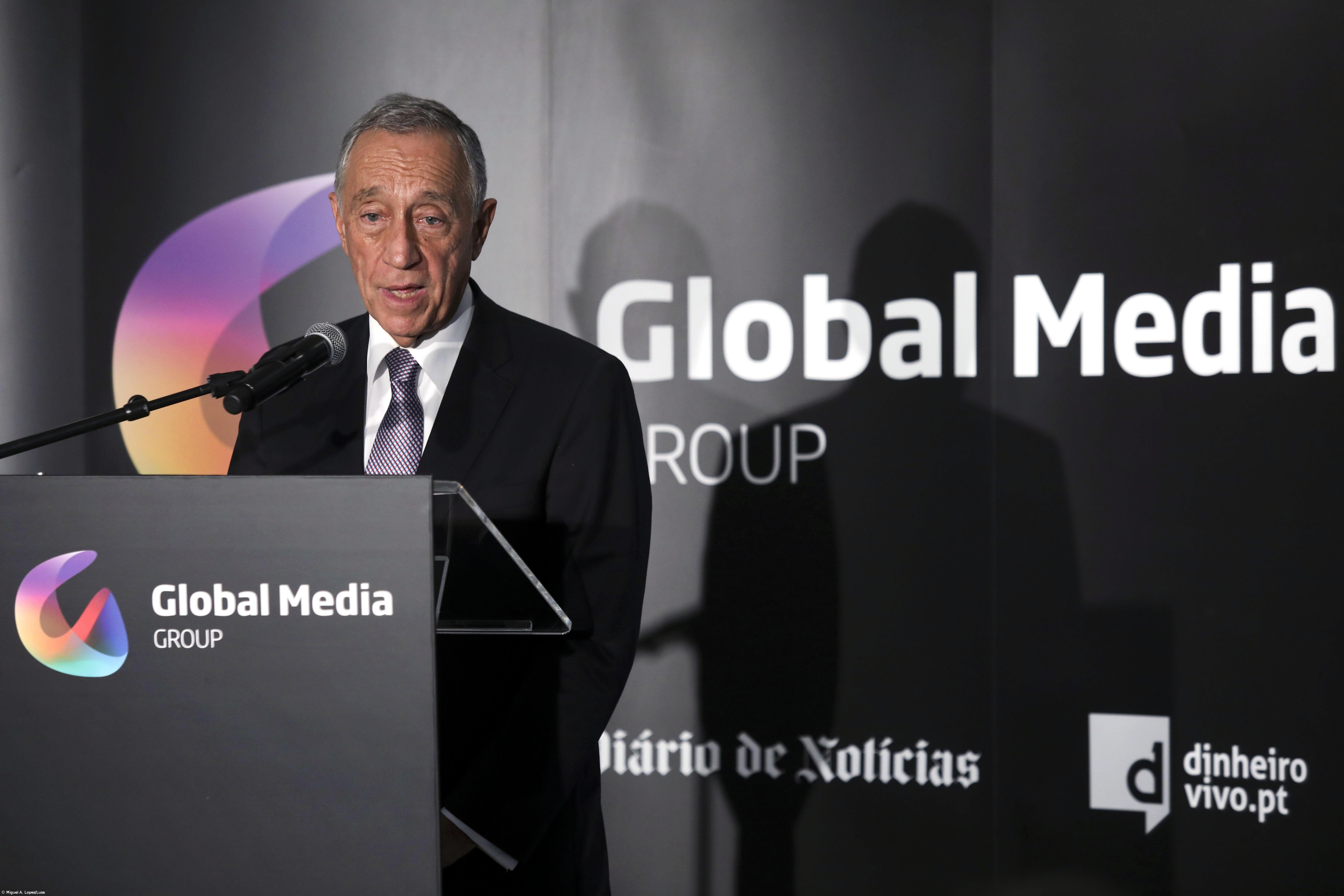 Marcelo diz que está a acompanhar “momento muito difícil” no Global Media Group – Imagem 1