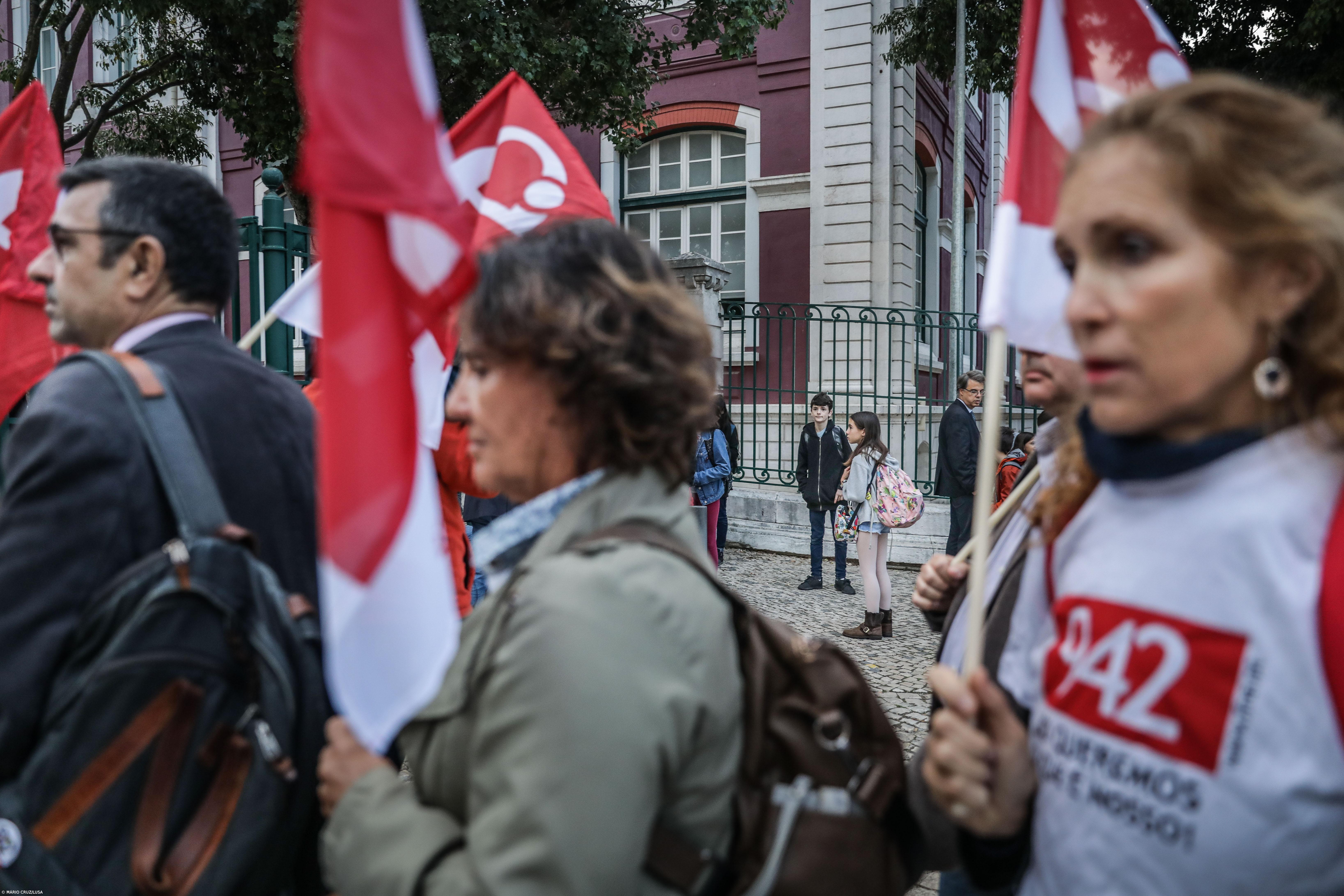 Escolas fechadas e hospitais a meio-gás marcam primeiras horas da greve – Imagem 1