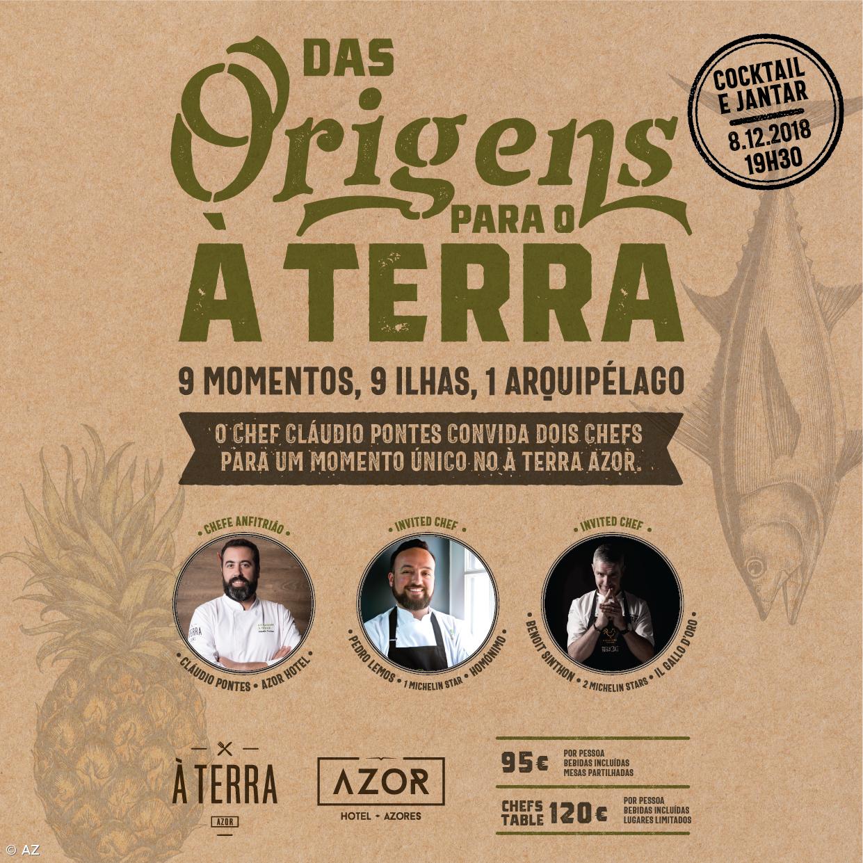 Terceira edição do jantar 'Das Origens para o À Terra', no Azor Hotel – Imagem 1