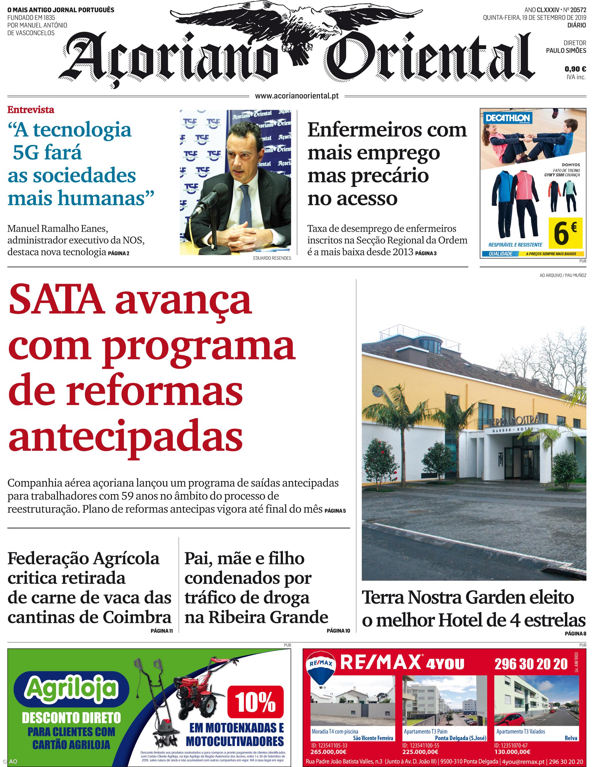 SATA avança  com programa de reformas antecipadas – Imagem 1