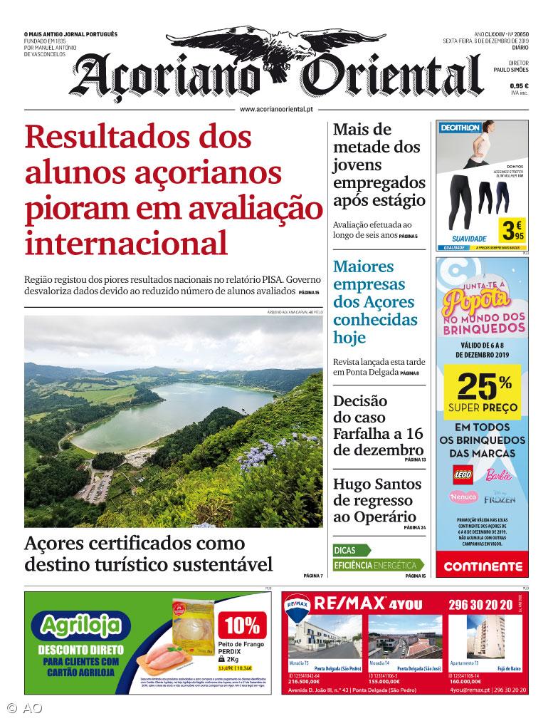 Resultados dos alunos açorianos  pioram em avaliação internacional – Imagem 1