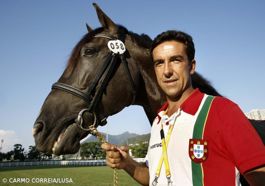 Daniel Pinto pronto para prova de equitação – Imagem 1