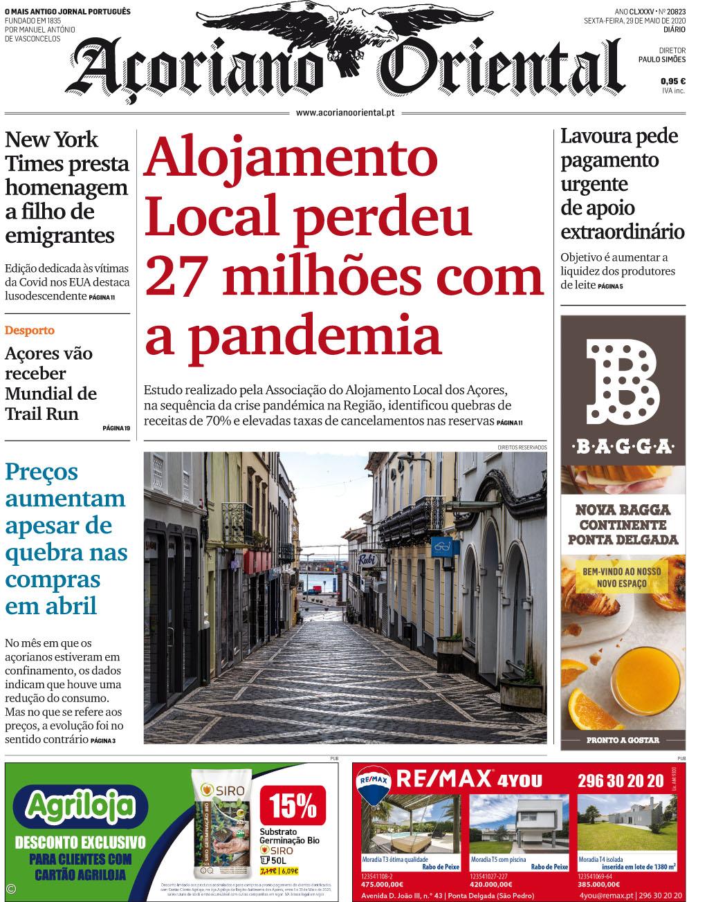 "Alojamento Local perdeu 27 milhões com a pandemia" – Imagem 1