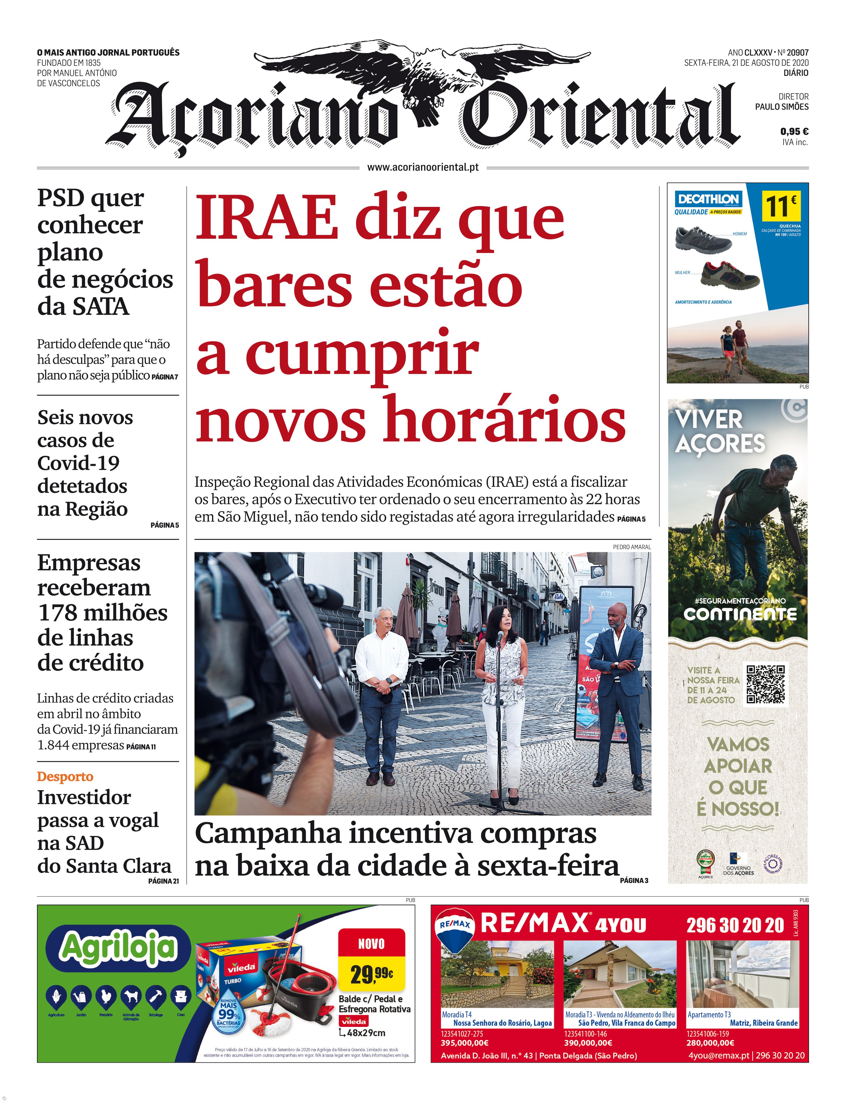 "IRAE diz que bares estão a cumprir novos horários" – Imagem 1
