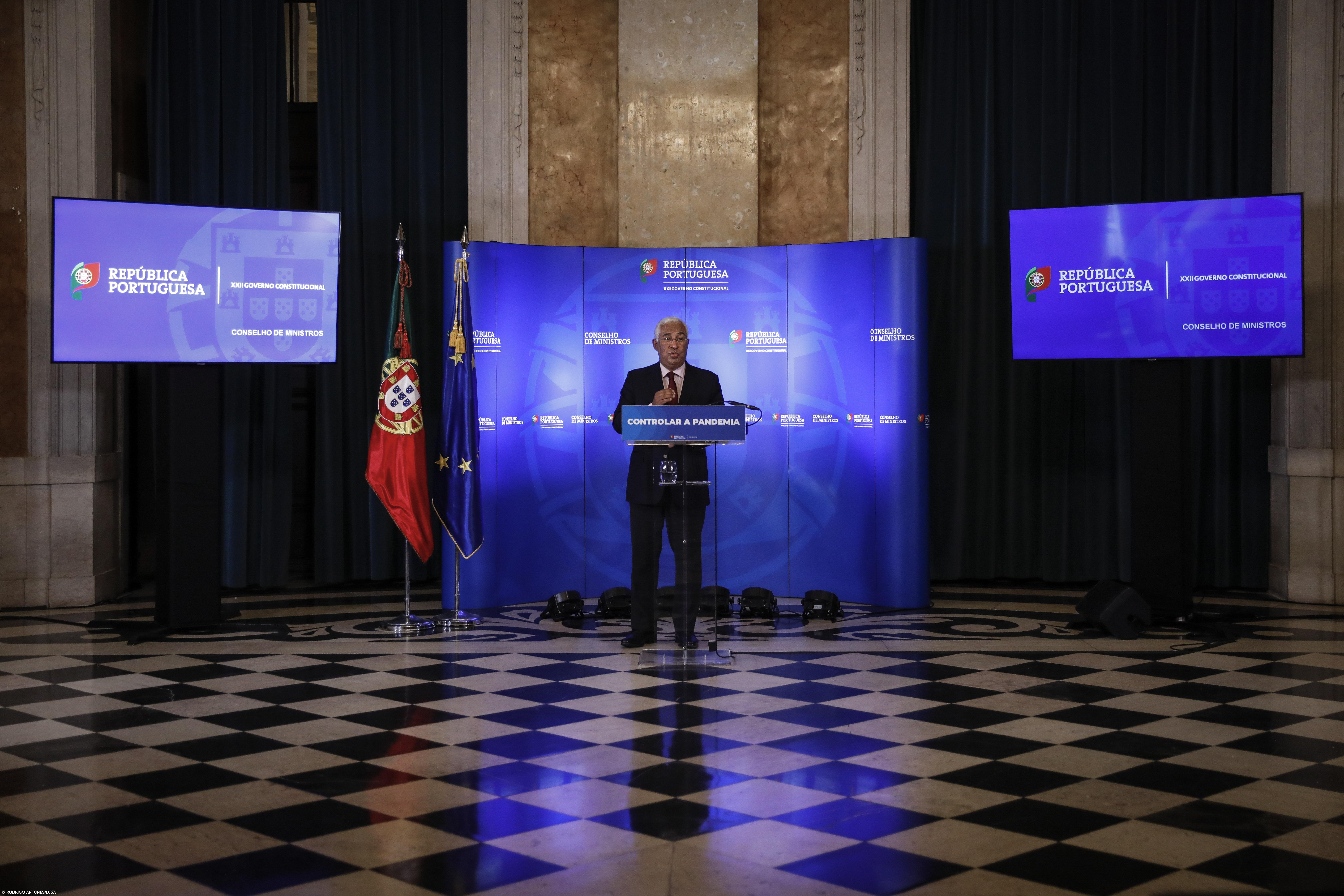 Costa afasta passar para as 15h00 início do recolher obrigatório no fim de semana – Imagem 1