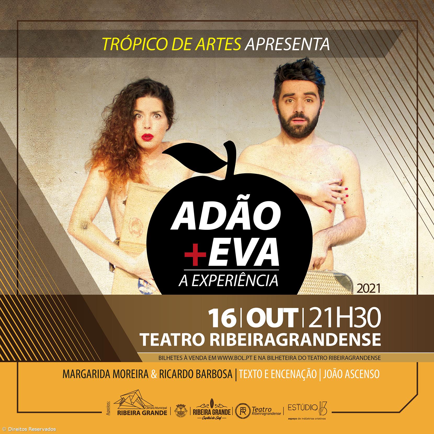Teatro Ribeiragrandense acolhe “Adão + Eva: a experiência”  – Imagem 1