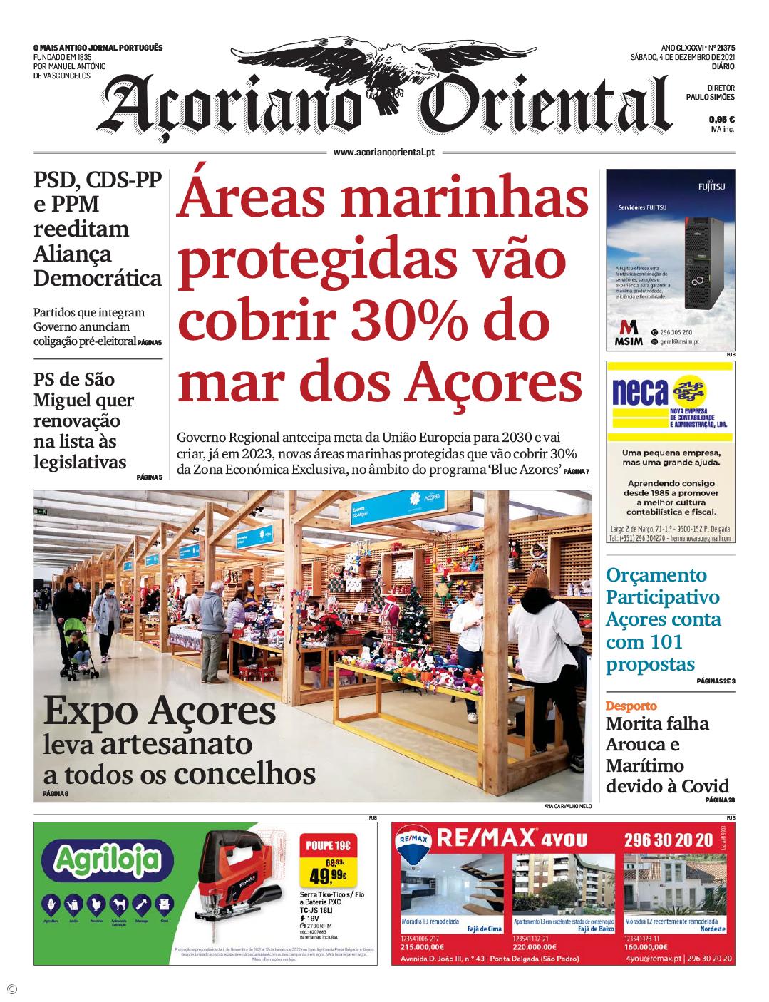 Áreas marinhas protegidas vão cobrir 30% do mar dos Açores – Imagem 1