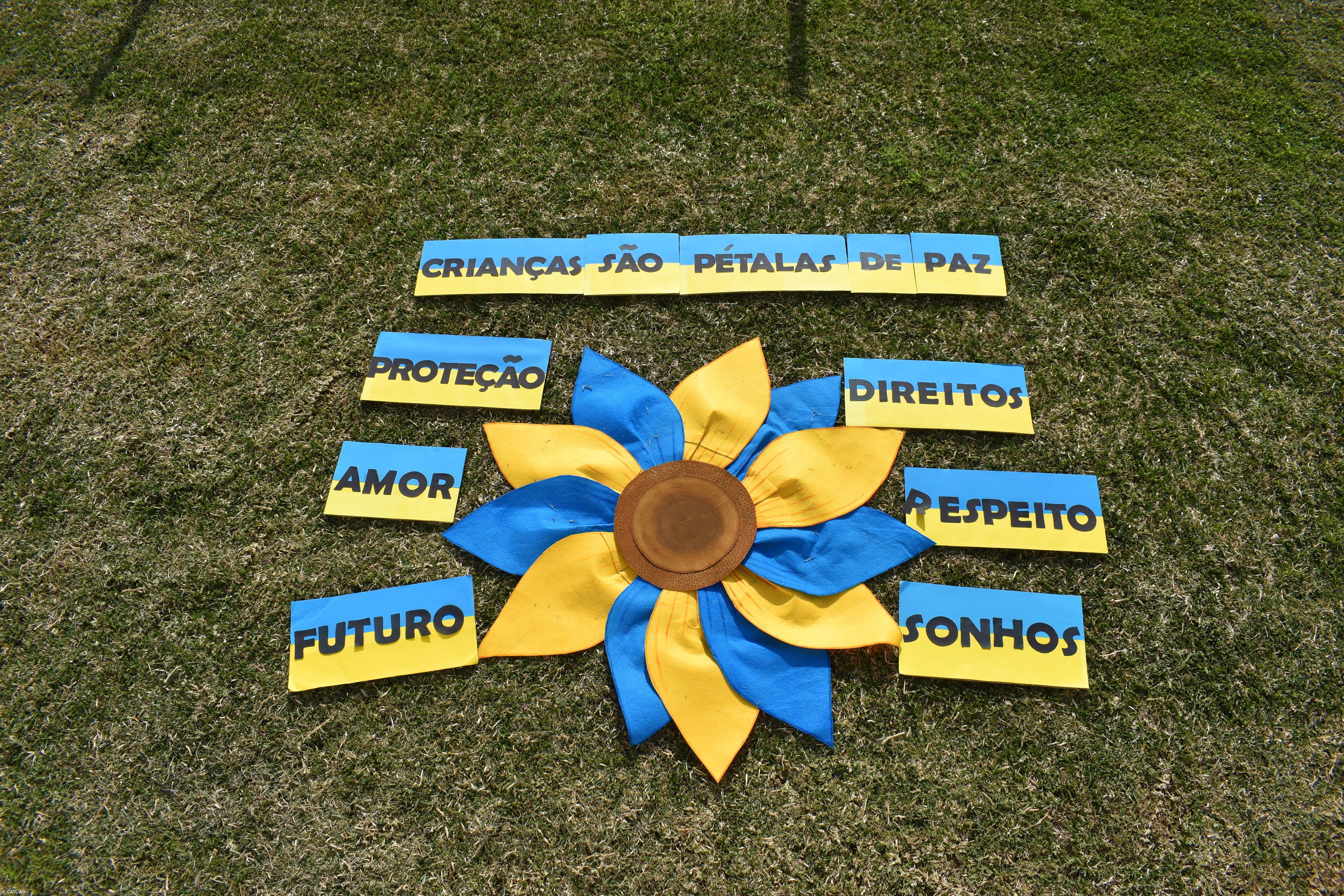 "Crianças são pétalas de paz."- Debbie Villela – Imagem 2
