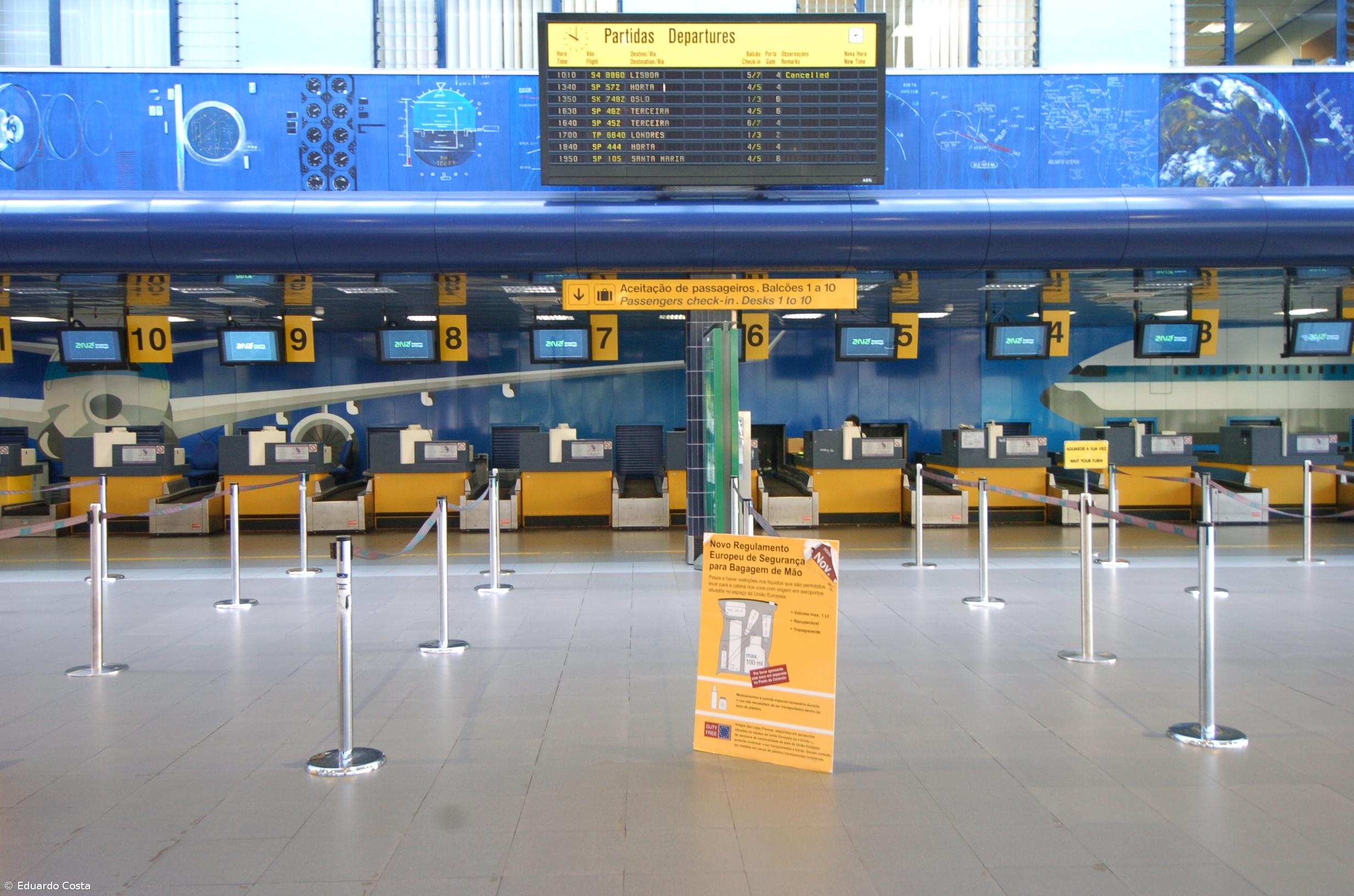 Aeroportos açorianos com menos 22 mil desembarques até Agosto – Imagem 1