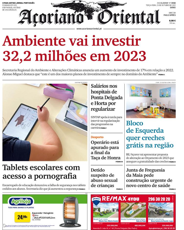 Ambiente vai investir  32,2 milhões em 2023 – Imagem 1