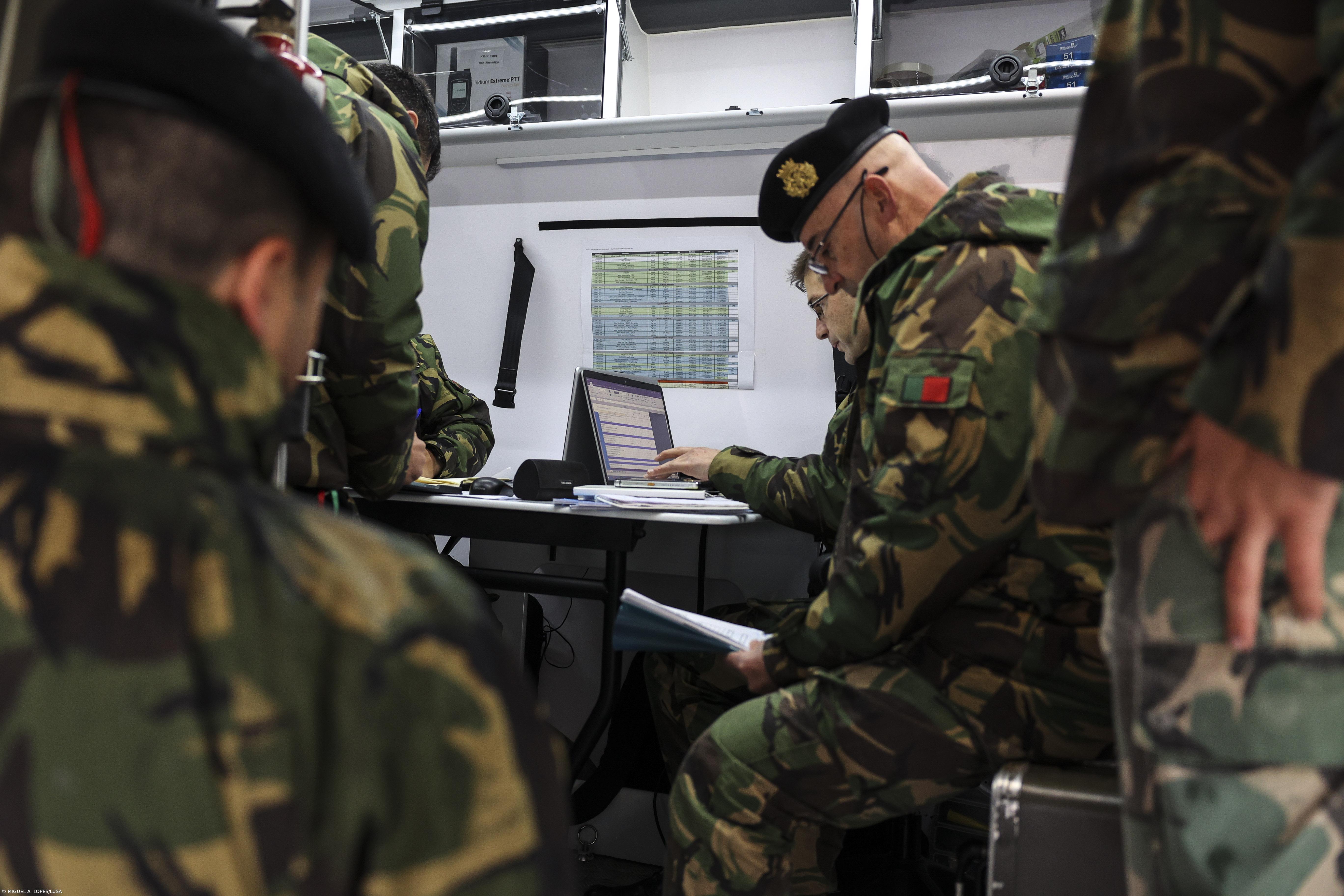 Centenas de militares testam em Santarém apoio de emergência em cenário de catástrofe – Imagem 1