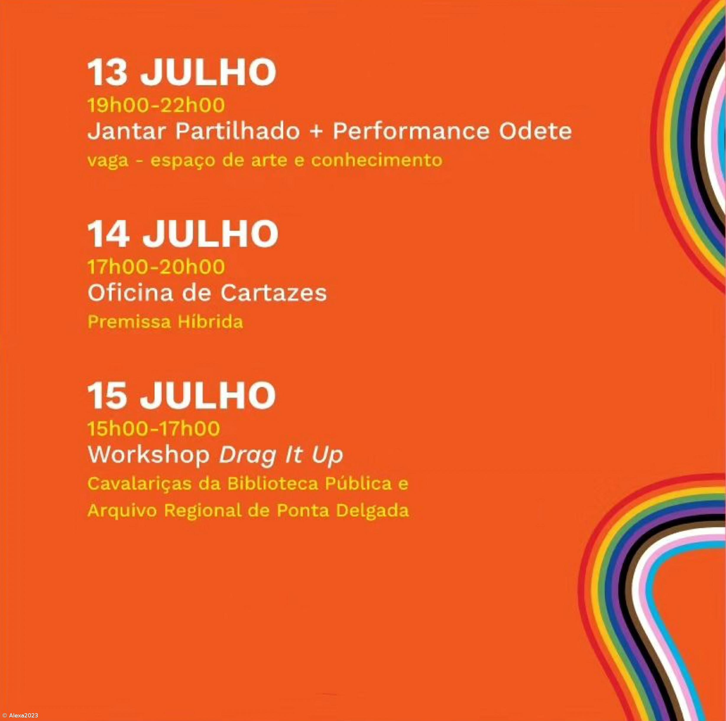 Performance “Conversas d’Armário” inaugurou as comemorações do Orgulho. O Quiosque Ala desenhou um espaço de reflexão muito inspirador. – Imagem 3