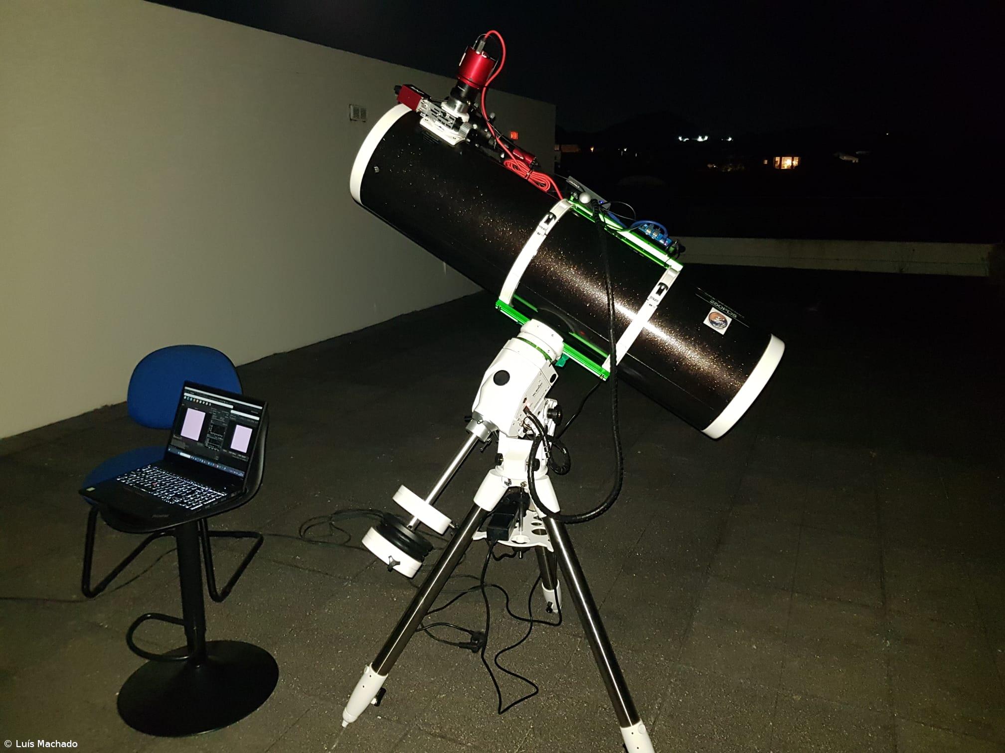 1ª OBSERVAÇÃO ASTRONÓMICA COM TELESCÓPIO DO CLUBE DE ASTRONOMIA – Imagem 3