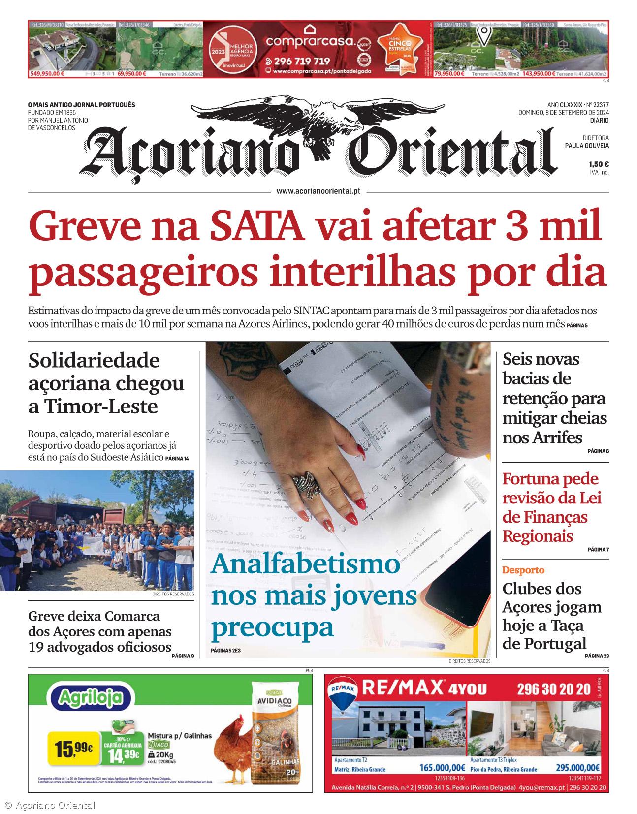 Capa AO 8 setembro 2024 – Imagem 1