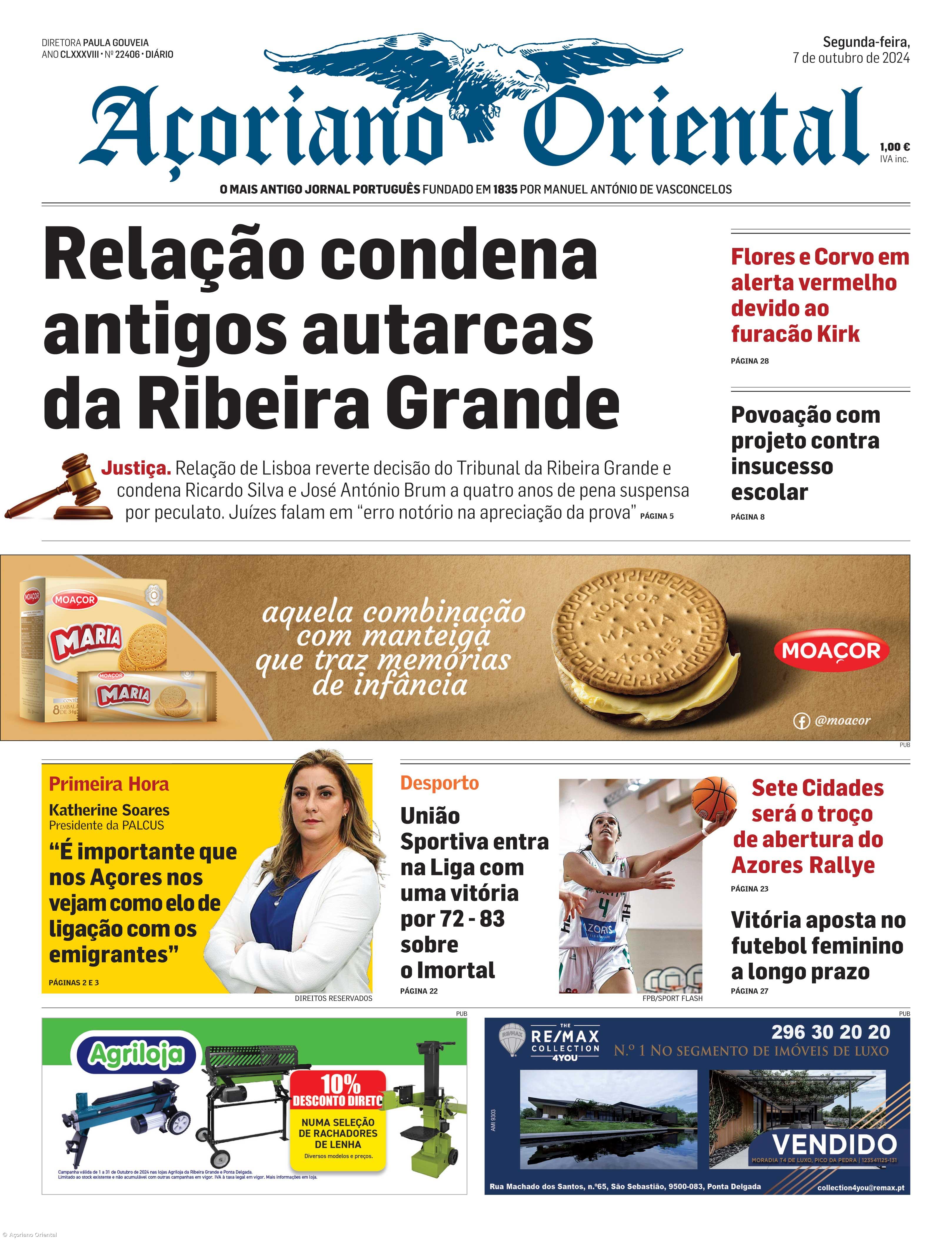 Capa AO 7 outubro 2024 – Imagem 1