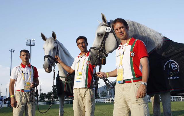 Cavaleiros portugueses continuam com preparação normal