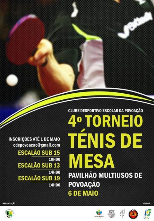 4º Torneio de Ténis de Mesa 