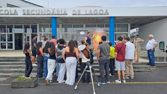 “Semana Mundial do Espaço” na Escola Secundária da Lagoa